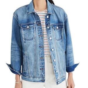 Madewell Capstone Oversized Denim Jacket Size Small